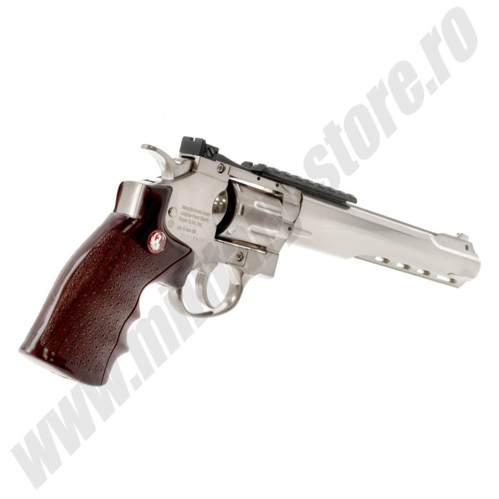 Revolver airsoft ASG Ruger Superhawk 8" 6 mm chrome <4J [7]