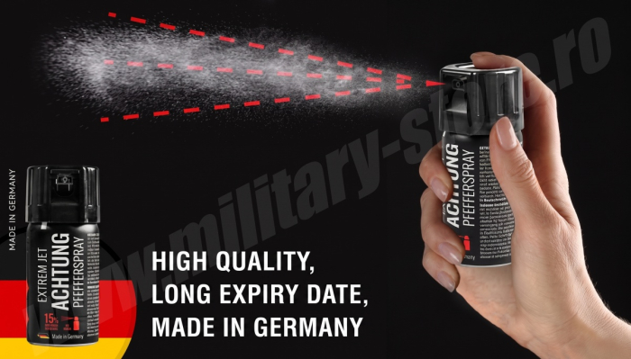 Spray cu piper Achtung eXtrem Jet 15% OC jet 40ml [4]