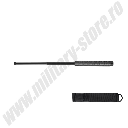 Echipamente tactice - Baston telescopic Perfecta ProSecur TDB21, 53cm, negru
