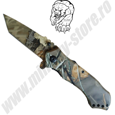 Cuțite pliabile/ Bricege - Briceag camuflaj pădure 12cm