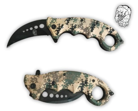 Karambit - Cutit Karambit Cougar Collection Military Digital Camouflage