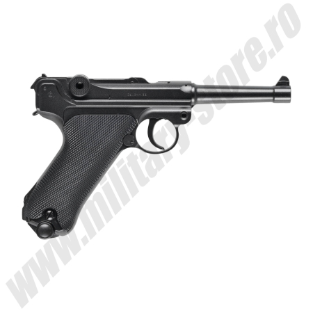 Airsoft - Pistol airsoft Luger Legends P08 BK Full Metal CO2 Fixed 1.9J