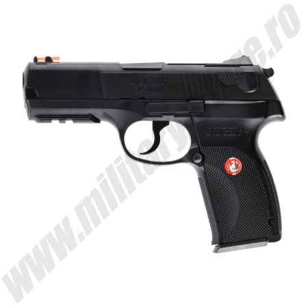 Arme airsoft cu teava scurta - Pistol airsoft Ruger P345 BK CO2 Fixed Slide 1.9J