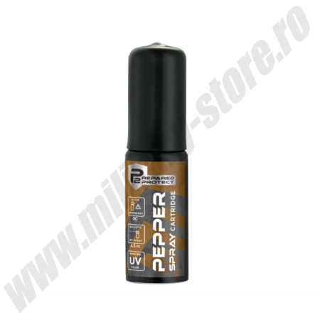 Spray-uri iritant-lacrimogene - Rezervă cartuș gaz cu piper pentru lansator P2P PGS, 11ml