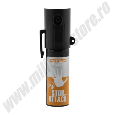 Dispozitive autoaparare - Spray cu piper Perfecta Stop Attack con, 15ml