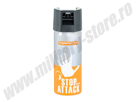 Dispozitive autoaparare - Spray cu piper Perfecta Stop Attack jet 50ml