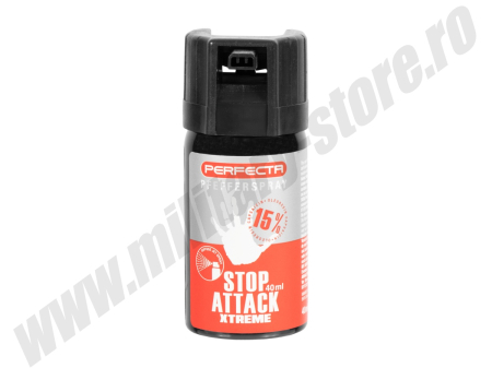 Dispozitive autoaparare - Spray cu piper Perfecta Stop Attack Xtreme con, 40ml