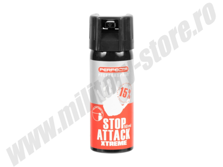 Spray-uri iritant-lacrimogene - Spray cu piper Perfecta Stop Attack Xtreme jet, 50ml
