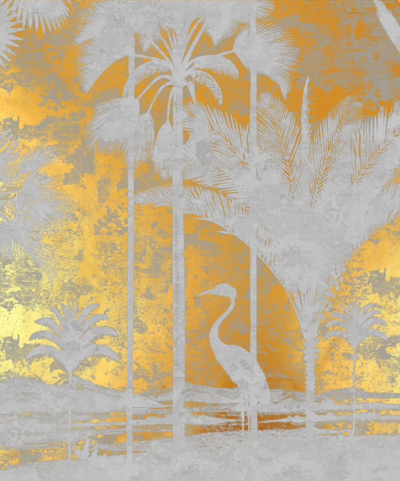 Tapet de lux Golden Oasis Silver de la Milton Atelier [2]