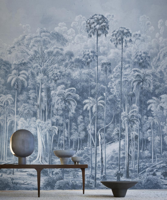 Tapet de lux Indigo Oasis de la Milton Atelier [2]