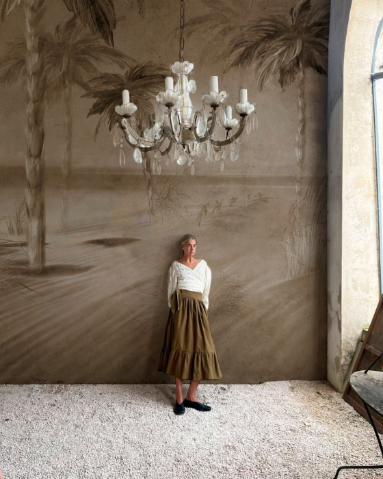 Fototapet premium Milton Atelier Palm Mural design tropical frunze palmier de lux [2]