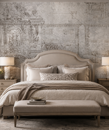 DORMITOR - Fototapet premium Milton Atelier Elegant Neutral design minimalist cald de lux