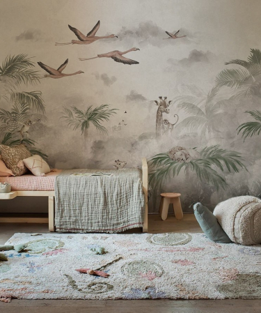 TAPET - Fototapet copii premium monobloc Safari Moment Milton Atelier