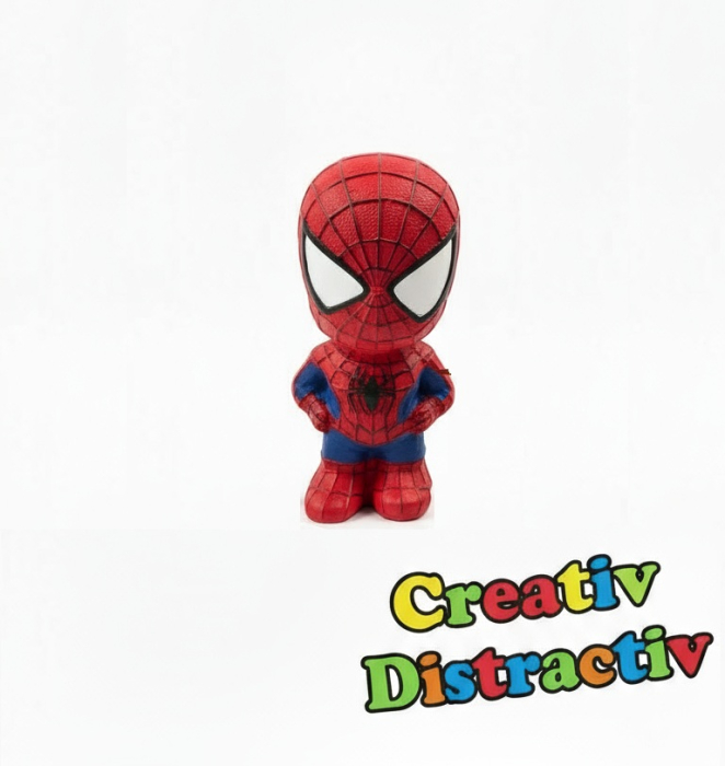 Activitate Creativă pentru Copii – Pictură pe Ghips | SPIDERMAN (21 cm) [1]