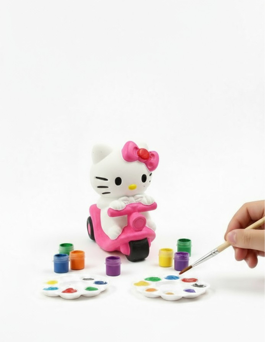 Set pictură 3D personalizabil pentru grupuri si petreceri copii – 14 figurine ipsos la alegere, pensule și vopsele non-toxice [3]