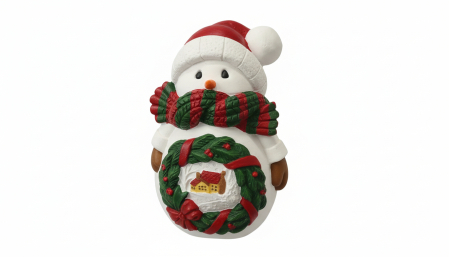 Seturi creative pictura - Figurină Om de Zăpadă din Ipsos pentru Pictat – Set Creativ Crăciun