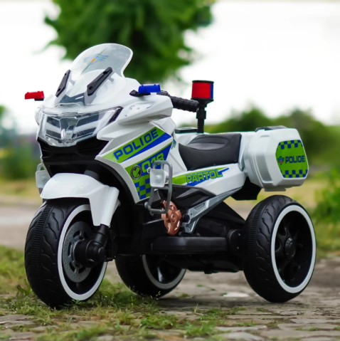 Masini electrice pentru copii - Motocicleta electrica pentru copii 3–7 ani, Lumini și Sunete, Baterie 6V7Ah