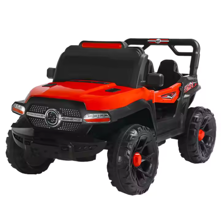 Masini electrice pentru copii - Masina electrica pentru copii 2-9 ani, 12V, 380W, cu telecomanda, MP3, lumini si sunete, rosu