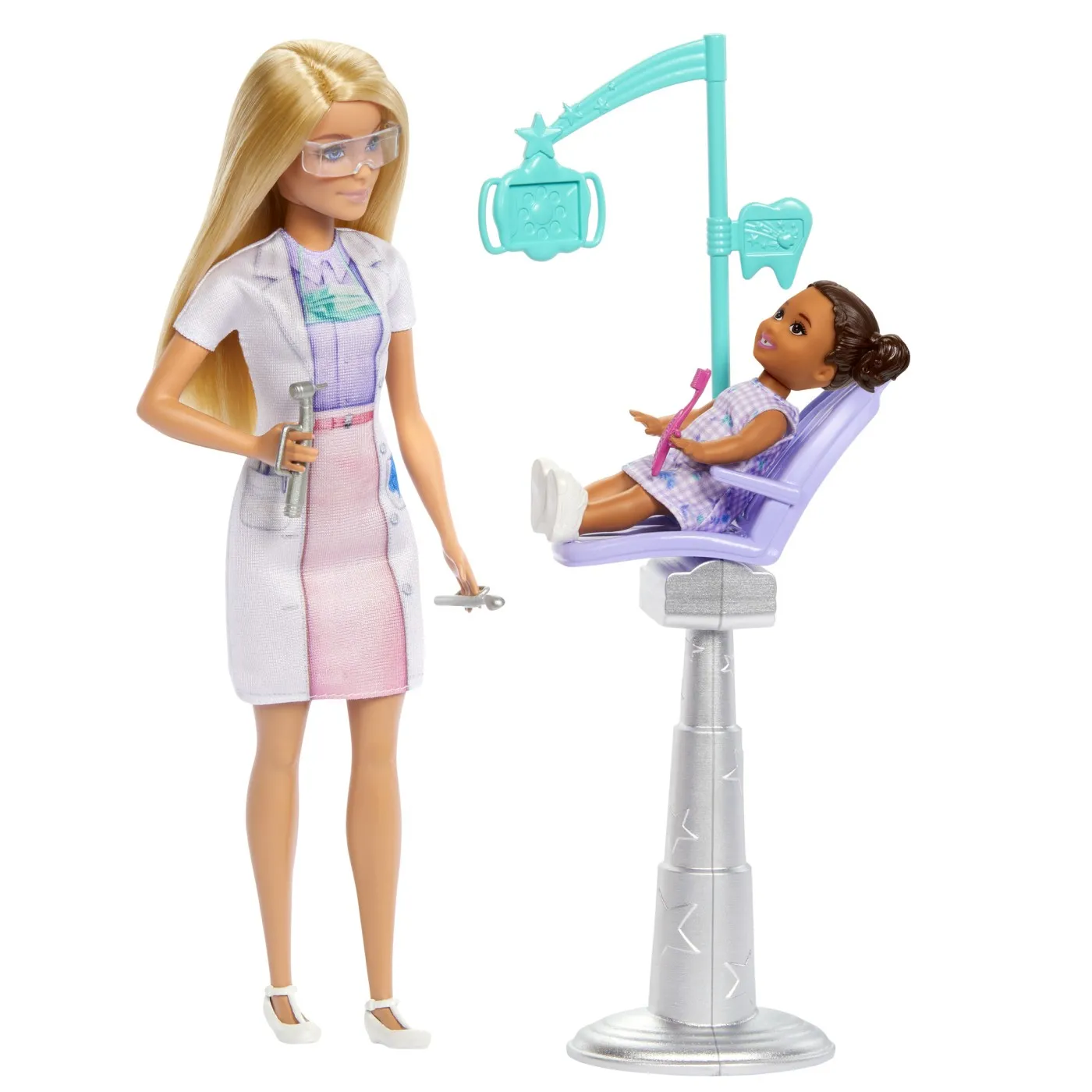 Barbie Set De Joaca Papusa Barbie Blonda Face Cariera Stomatolog [4]