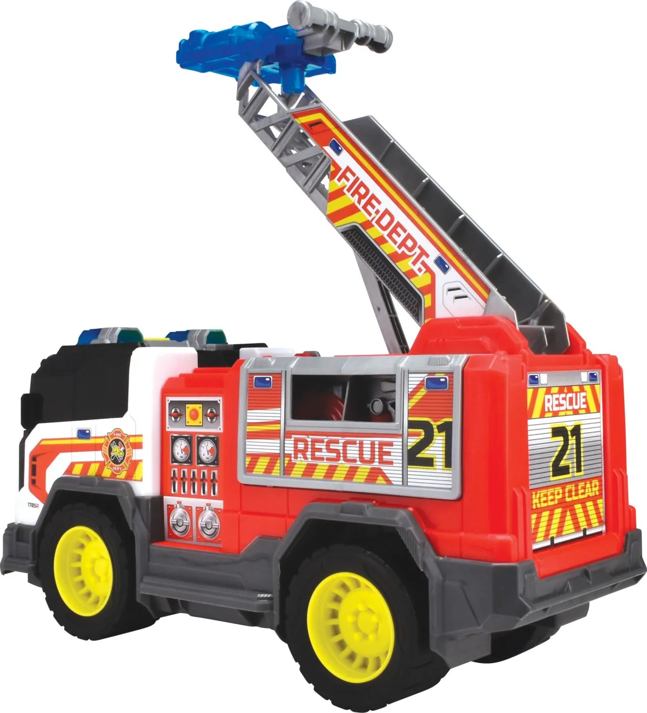 Dickie Fire Rescue Masina De Pompieri Cu Sunete Si Lumini 30cm, 3+ [4]