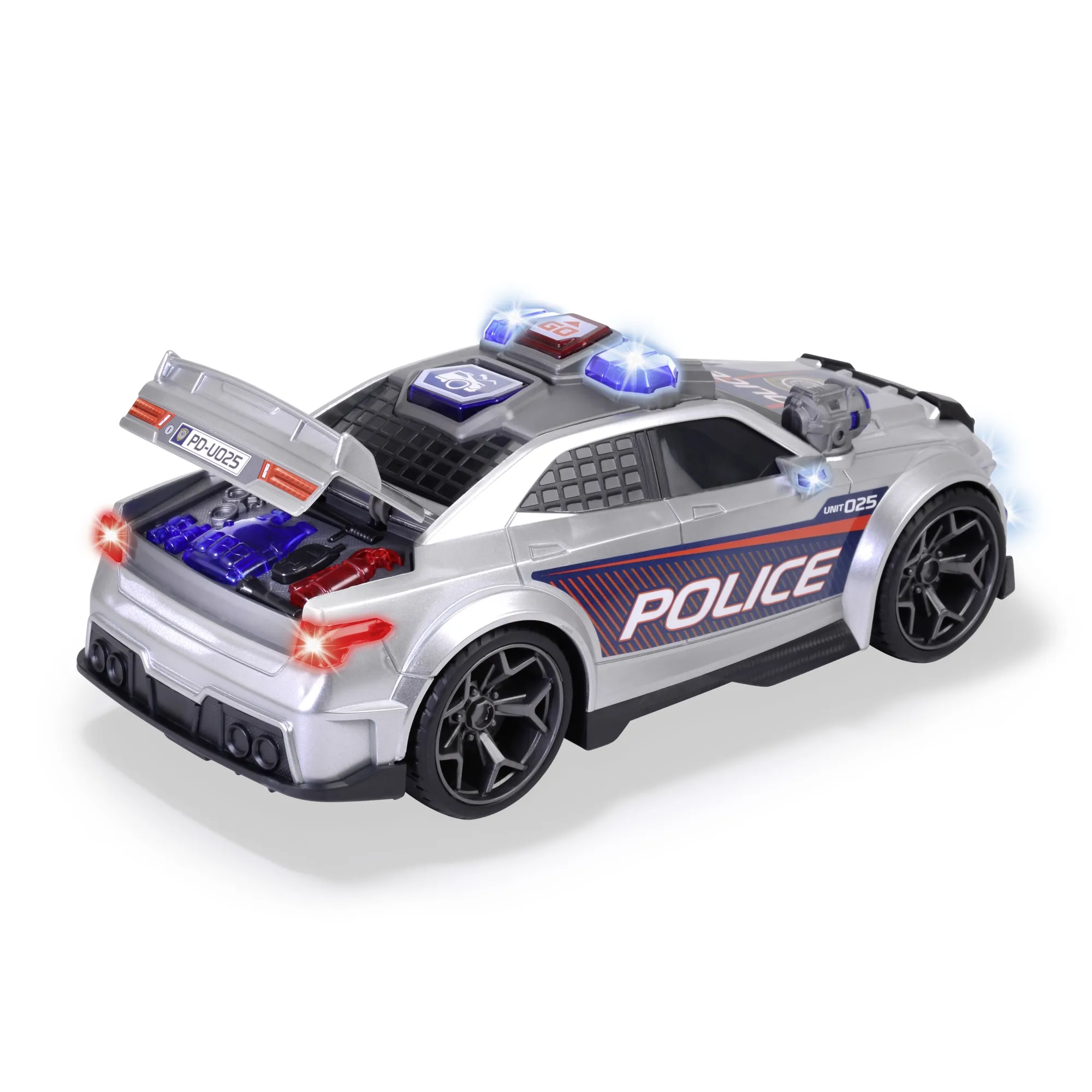 Dickie Toys Masina De Politie Street Force Cu Lumini Si Sunete 33cm, 3+ [5]