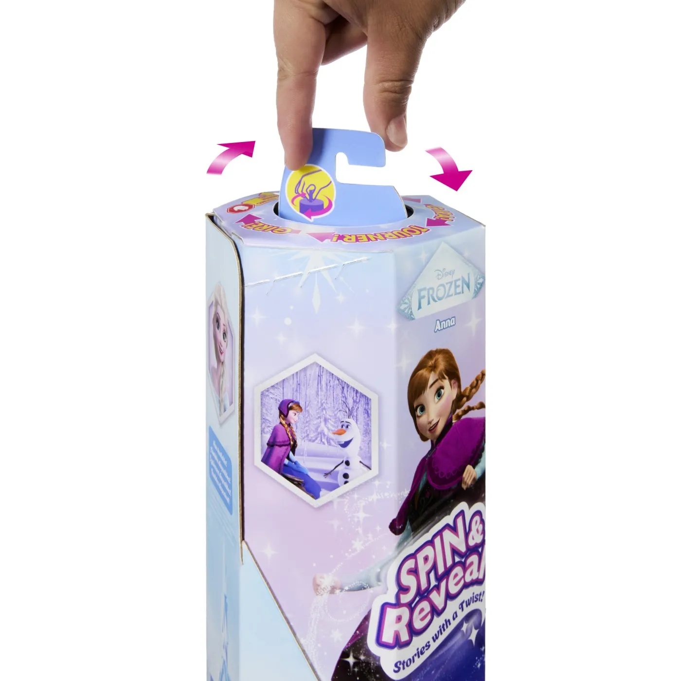Papusa ANNA Cu Evantai Disney Frozen Spin And Reveal [7]