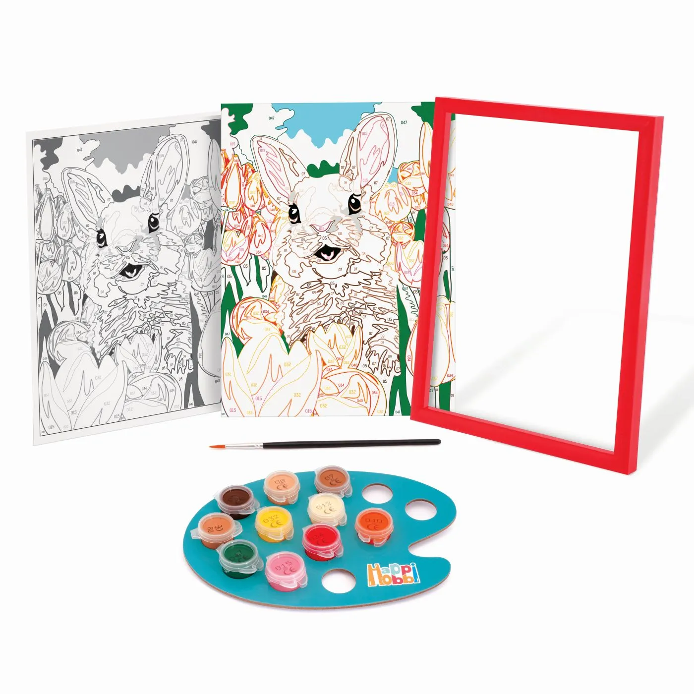 Picteaza si Inrameaza Iepuras Vesel Happi Hobbi [2]