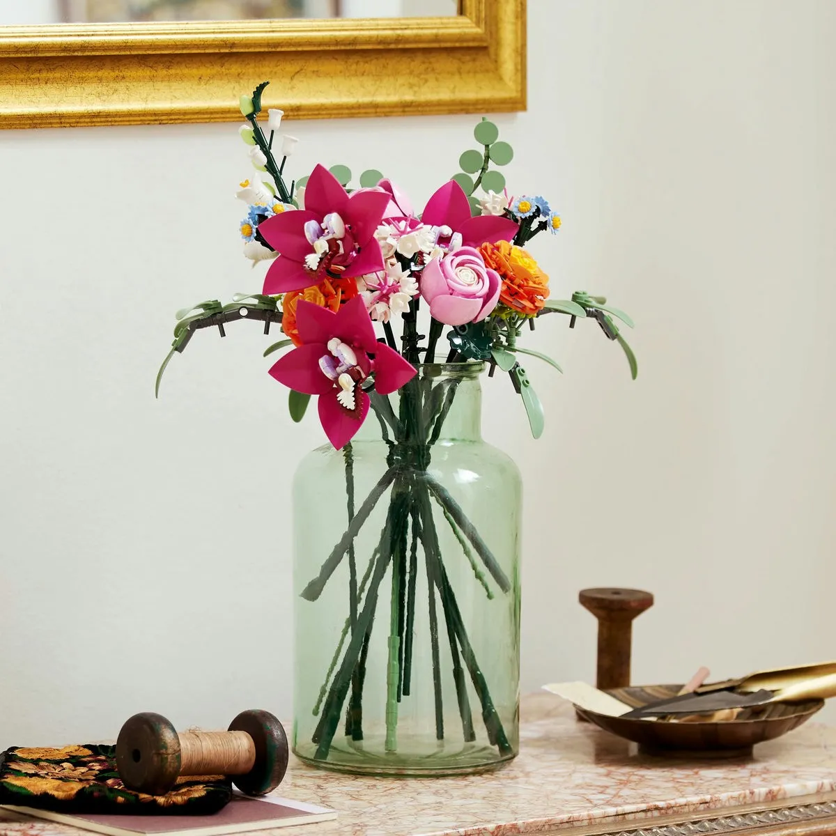 Lego Botanicals Buchet De Flori Roz 10342 [10]