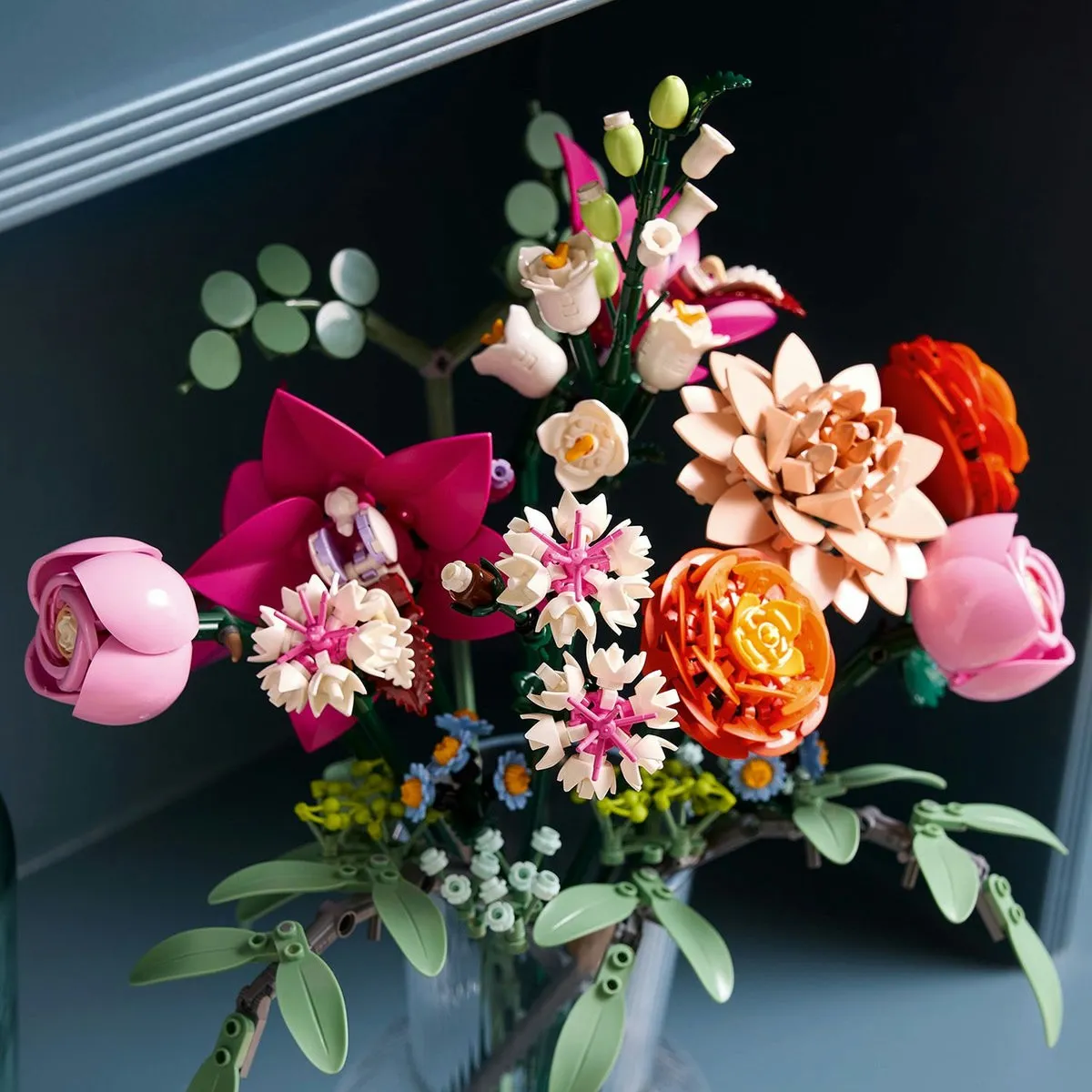 Lego Botanicals Buchet De Flori Roz 10342 [8]