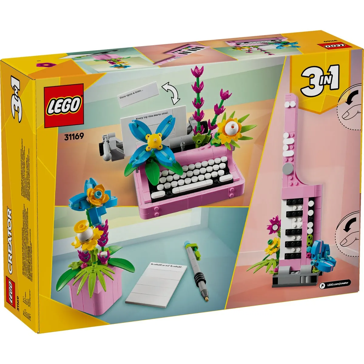 Lego Creator Masina De Scris Cu Flori 31169 [8]