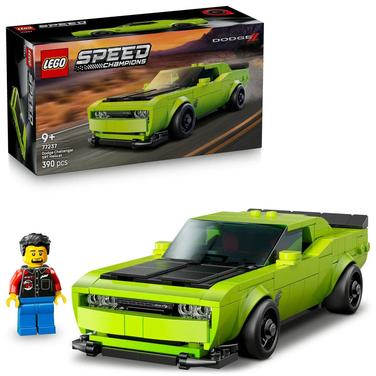 Lego Speed Champions Masina Sport Dodge Challlenger Srt Hellcat 77237 [8]