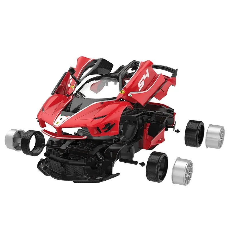 Masinuta Construibila Cu Telecomanda FERRARI FXXK Evo Scara 1 La 18 [10]