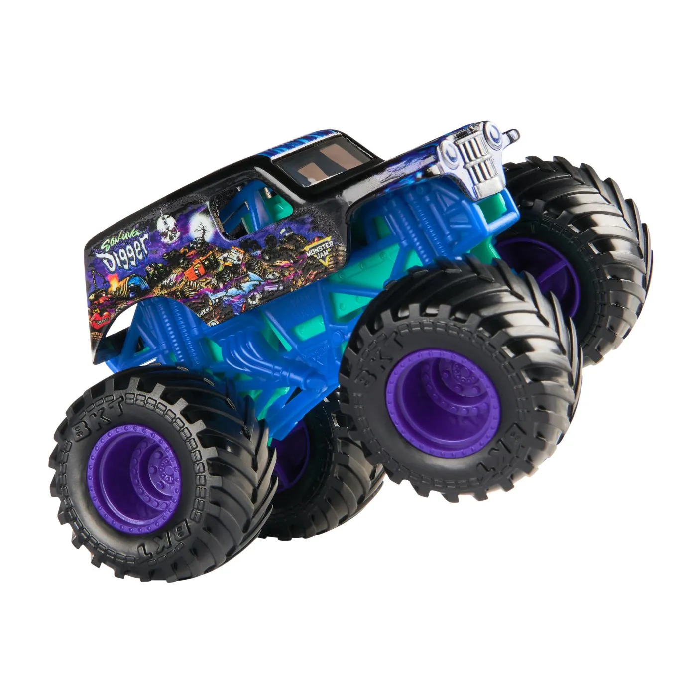 Monster Jam Masinuta Metalica Son-Uva Digger Scara 1 La 64 [5]