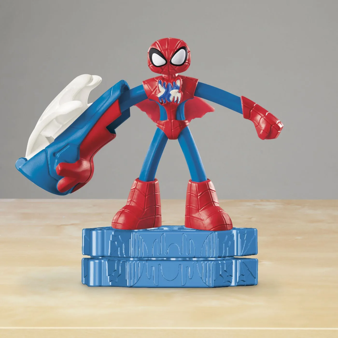 PLAY-DOH Marvel Figurina Flexibila Cu Accesorii Spider Man 10cm [5]