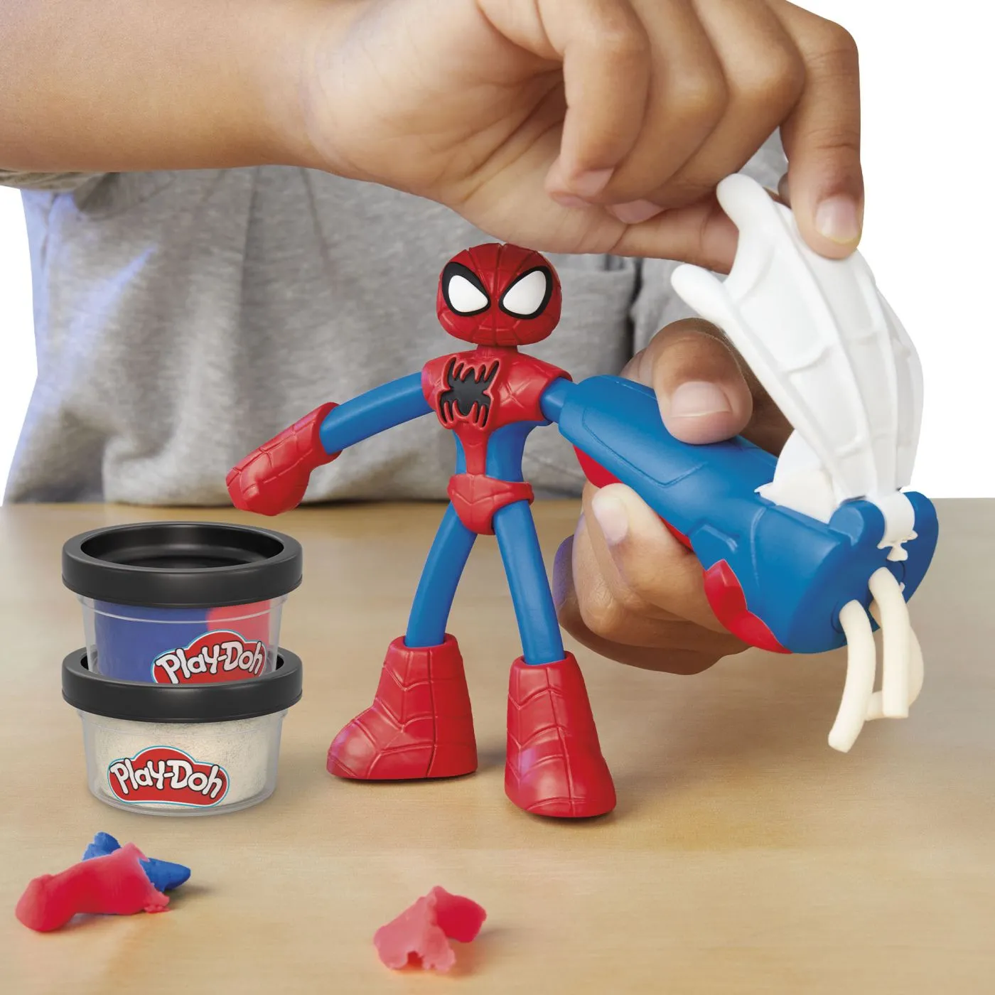 PLAY-DOH Marvel Figurina Flexibila Cu Accesorii Spider Man 10cm [6]