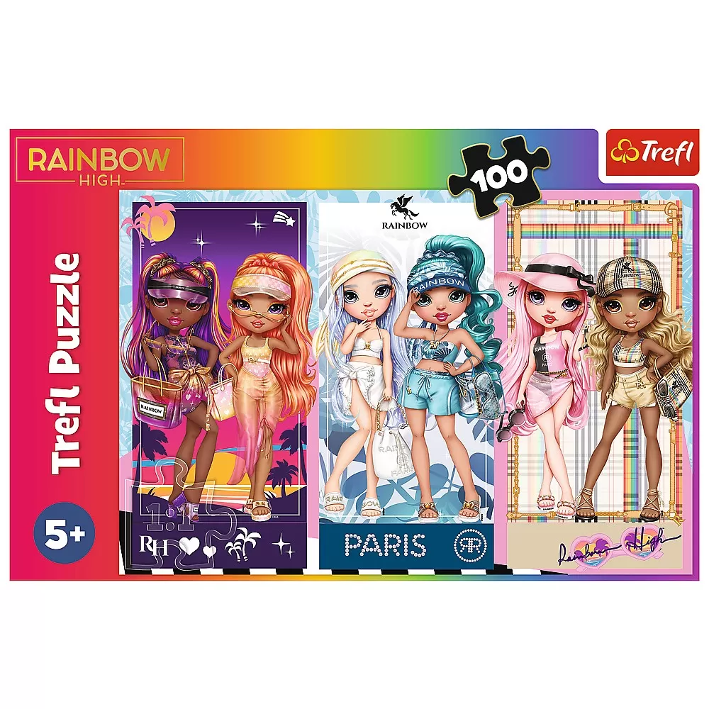 Puzzle Trefl 100 Rainbow High Papusile Deosebite [3]