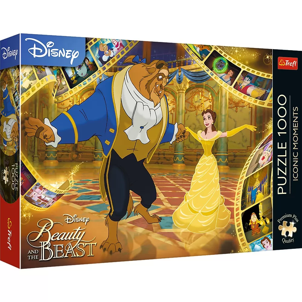 Puzzle Trefl 1000 Premium Plus Disney Princess Frumoasa Si Bestia [1]