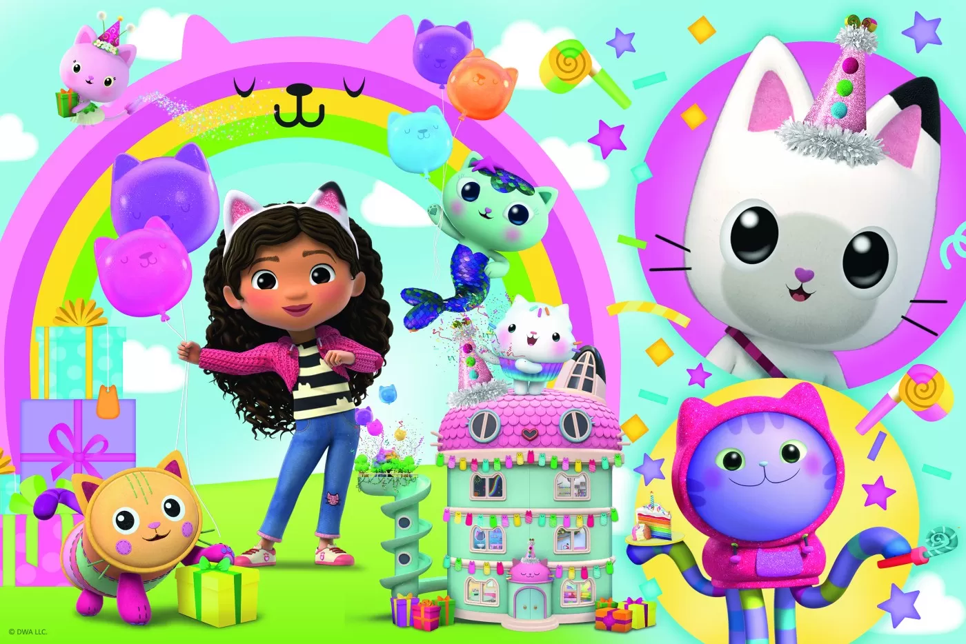 Puzzle Trefl 24 Maxi Gabbys Dollhouse Casa Lui Gabby [3]