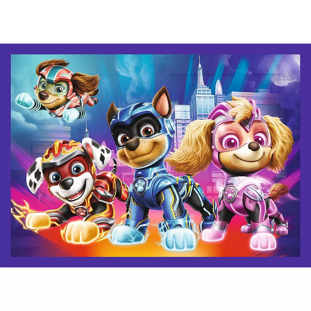 Puzzle Trefl 4in1 Patrula Catelusilor Mighty Movie Eroii [4]