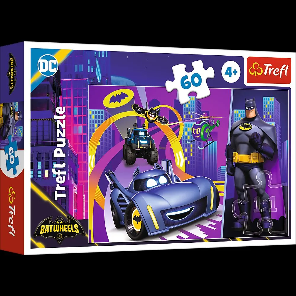 Puzzle Trefl 60 Batman Si Vehiculele Lui [1]