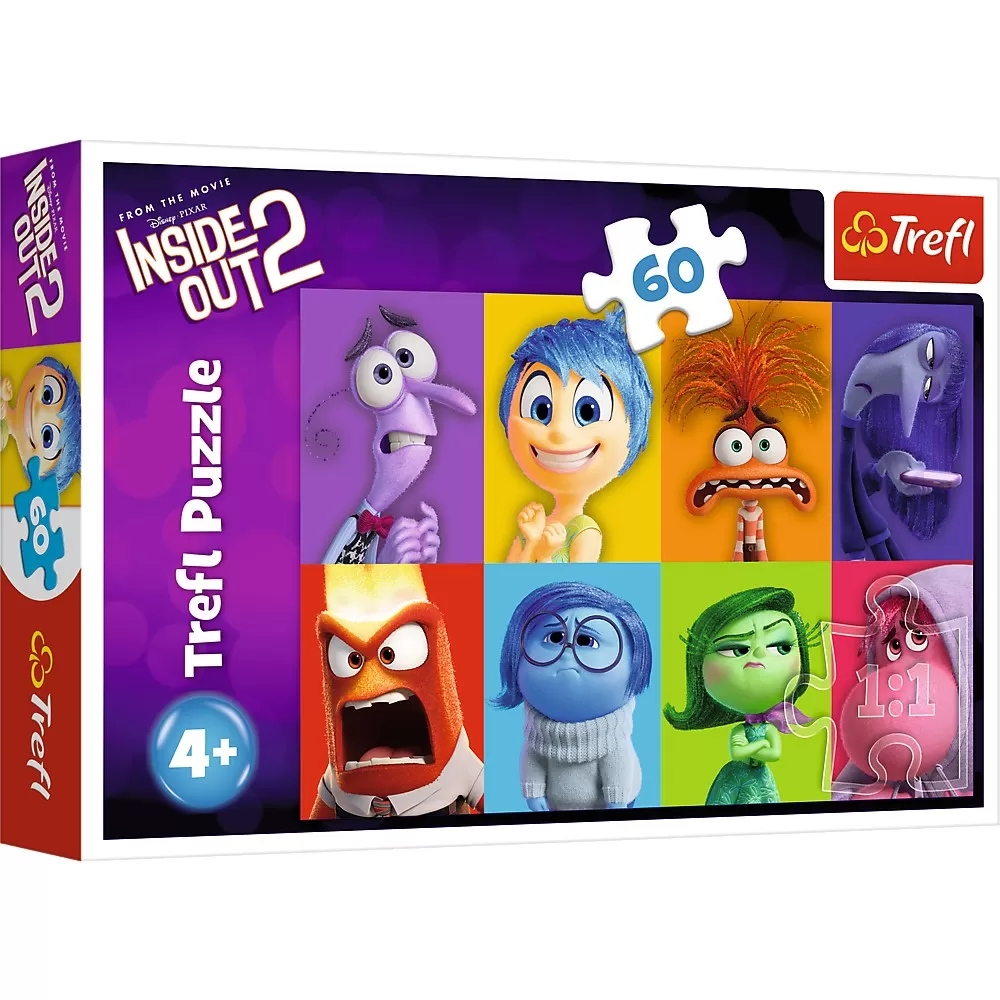 Puzzle Trefl 60 Disney Inside Out 2 Emotiile Copiilor [1]