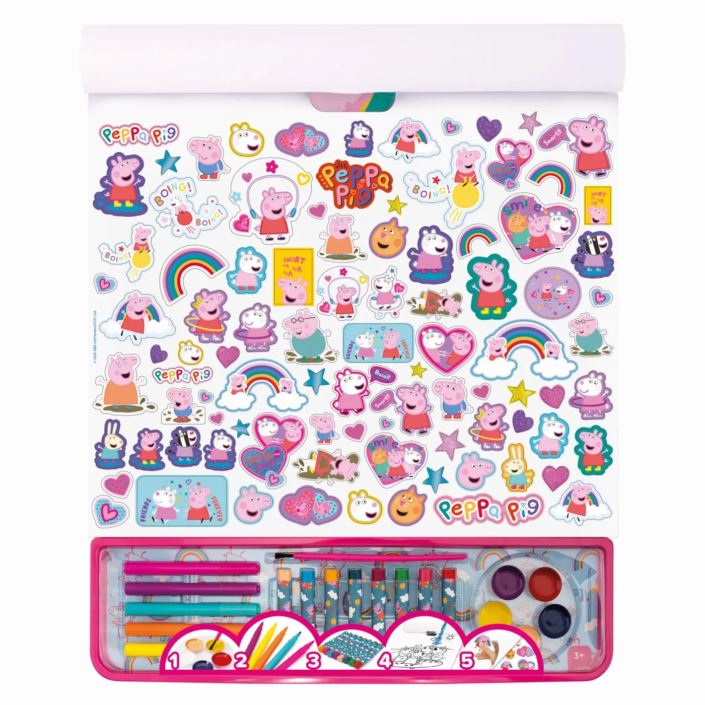 Set Pentru Desen 5in1 Giga Block Peppa Pig [4]