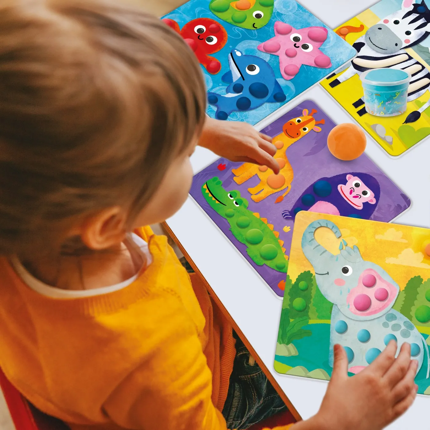 Set 7 Borcanase De Plastilina Animale As Art [5]