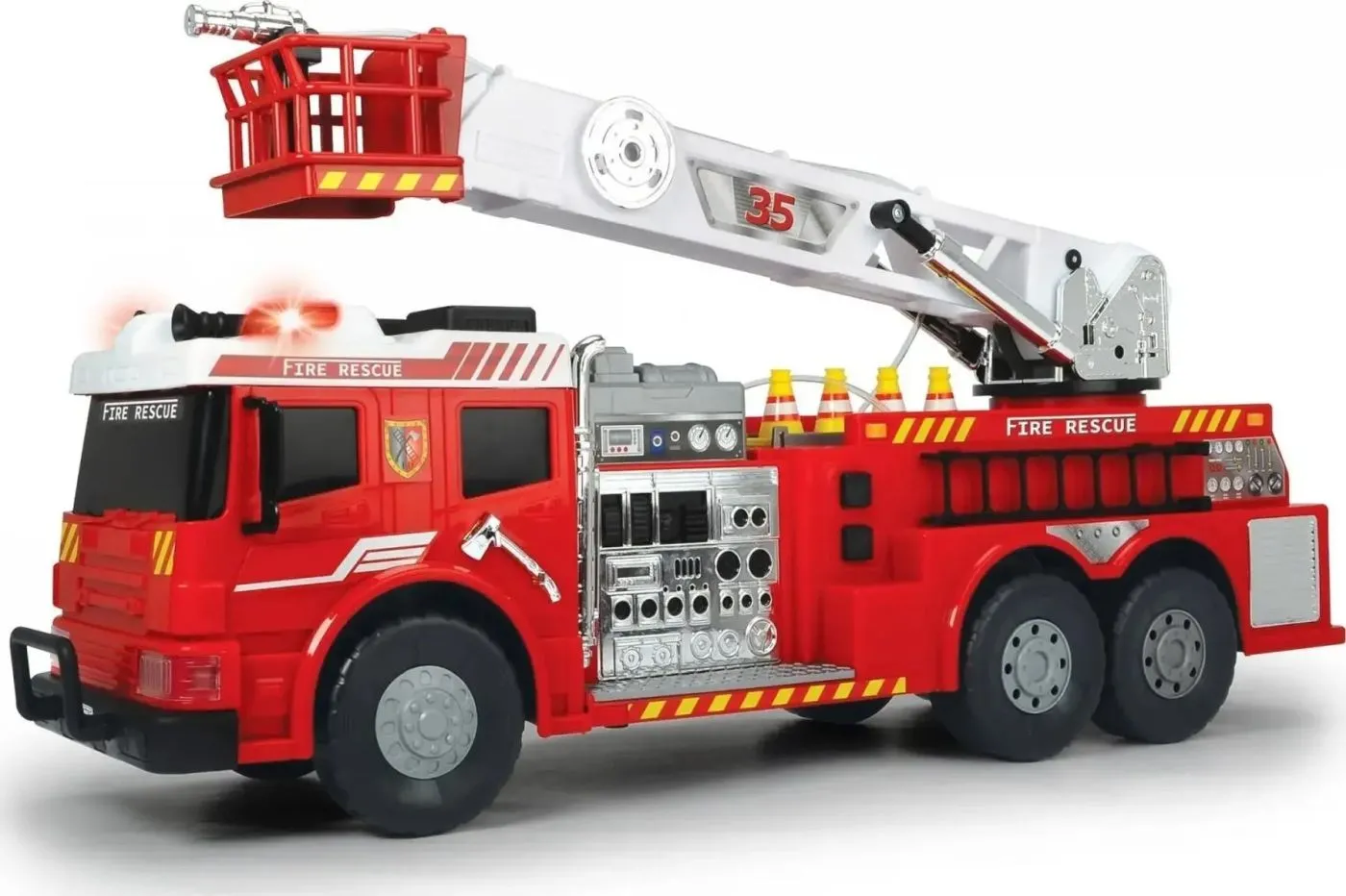 Dickie Masina De Pompieri Cu Telecomanda Pulverizator De Apa Si Scara 62cm, 3+ [1]