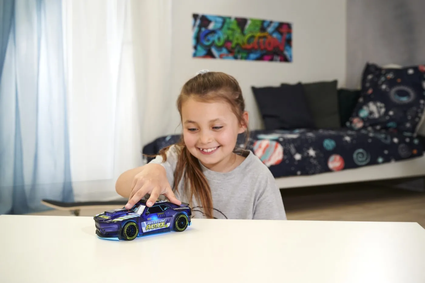 Dickie Masinuta Rhythm Patrol Cu Sunete Si Lumini 20cm [3]