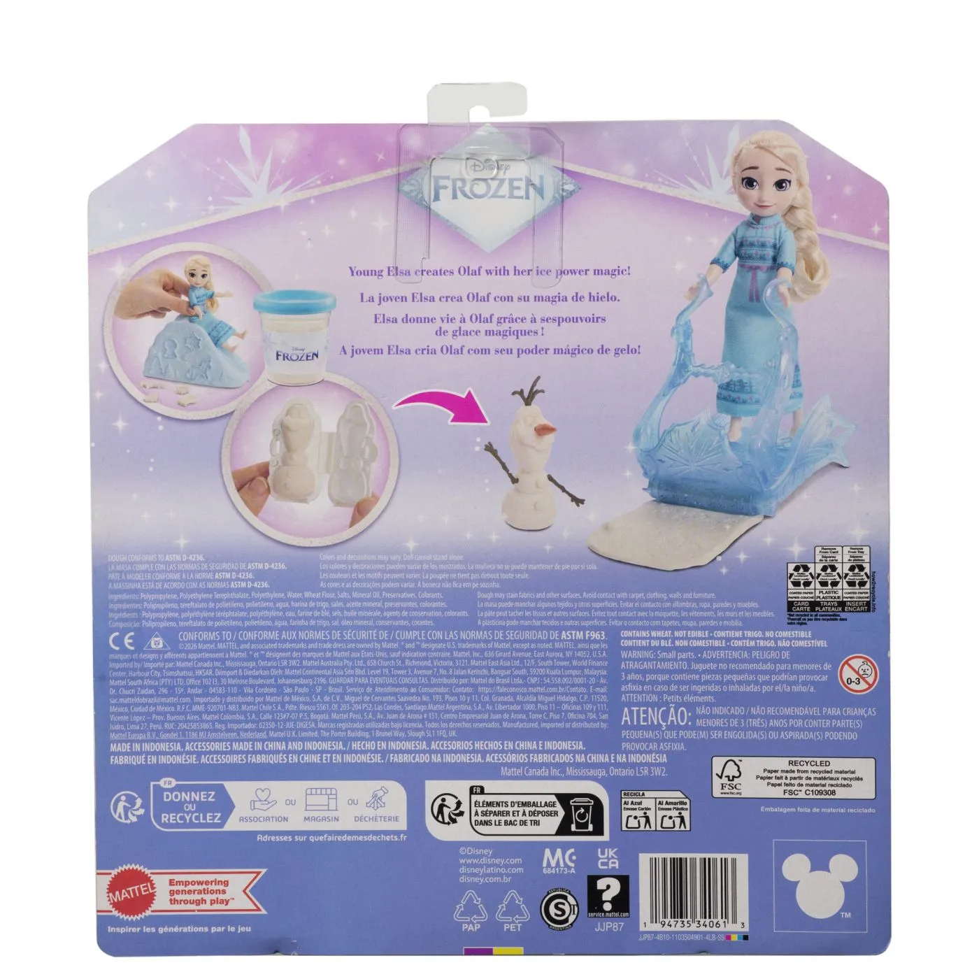 Papusa Elsa Mica Set De Joaca In Zapada Disney Frozen, 3+ [6]