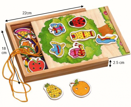 Jucarii Montessori - Joc educativ de insirat