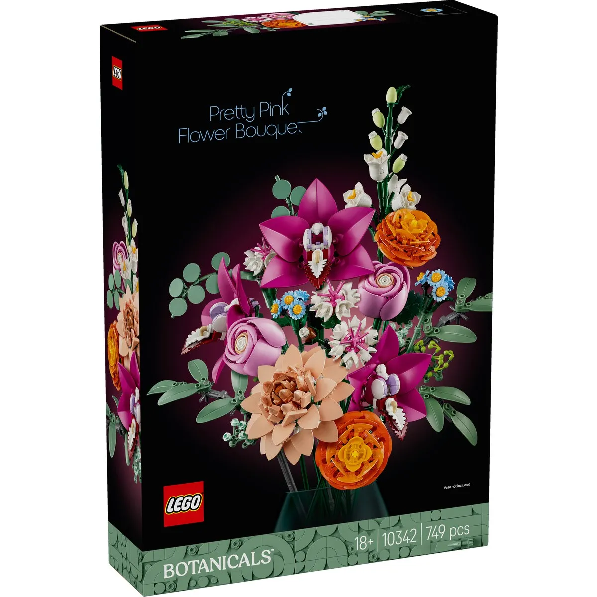 Seturi de constructie si cuburi - Lego Botanicals Buchet De Flori Roz 10342