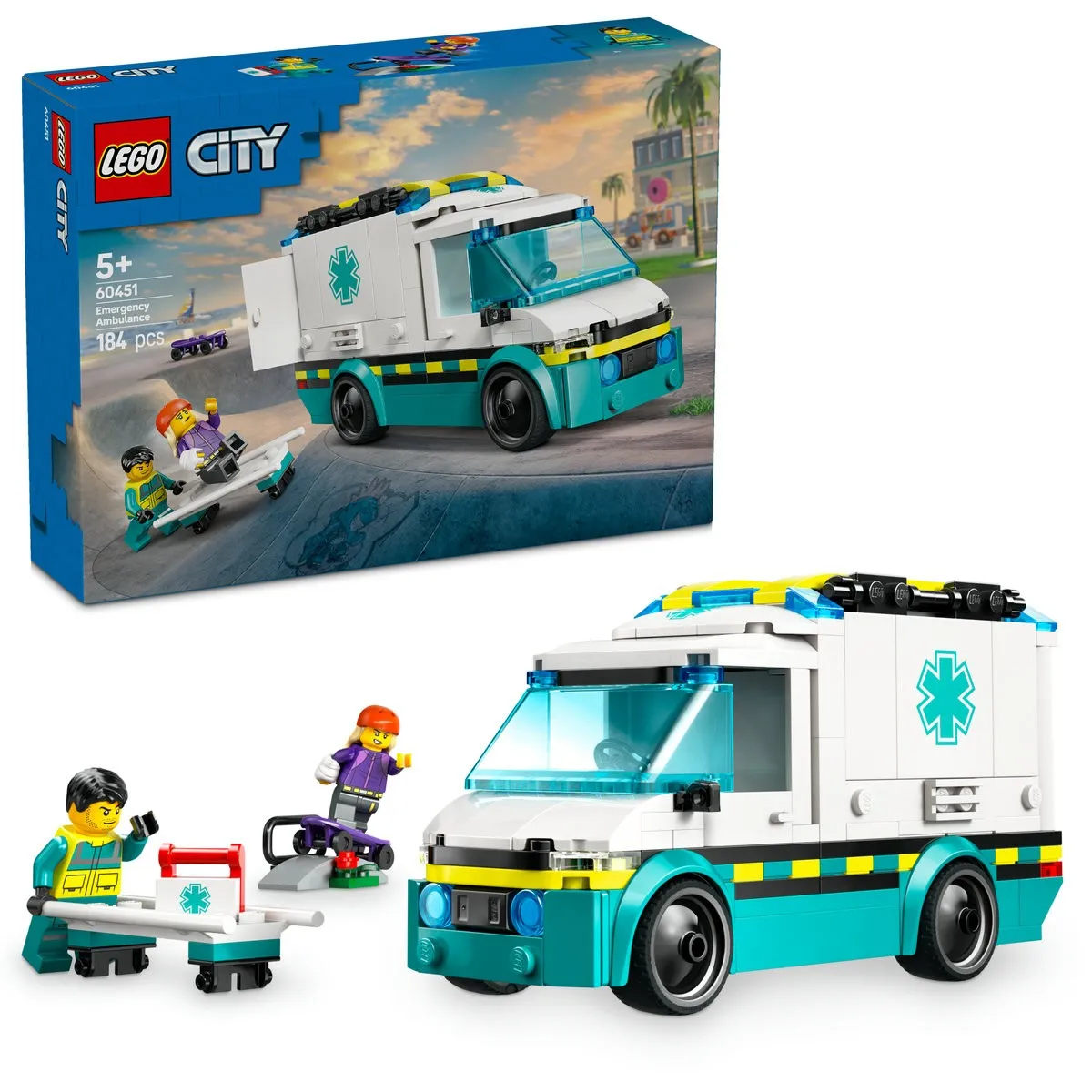 Lego City Ambulanta De Urgente 60451 [7]