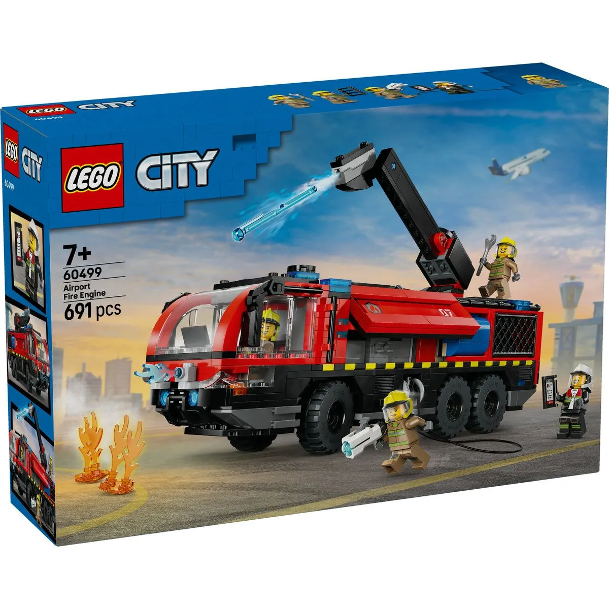 Lego - LEGO CITY Autospeciala De Pompieri La Aeroport 60499